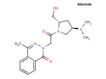 2-{2-[(2S,4R)-4-(dimethylamino)-2-(hydroxymethyl)pyrrolidin-1-yl]-2-oxoethyl}-4-methylphthalazin-1(2H)-one
