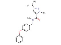3-isopropyl-N,1-dimethyl-N-(4-phenoxybenzyl)-1H-pyrazole-5-carboxamide