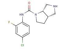 rel-(3aS,6aS)-N-(4-chloro-2-fluorophenyl)hexahydropyrrolo[3,4-b]pyrrole-1(2H)-carboxamide dihydrochloride