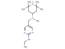 N-ethyl-5-{[methyl(2,2,6,6-tetramethylpiperidin-4-yl)amino]methyl}pyrimidin-2-amine