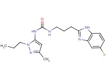 N-[3-(5-fluoro-1H-benzimidazol-2-yl)propyl]-N'-(3-methyl-1-propyl-1H-pyrazol-5-yl)urea