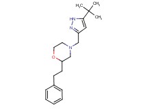 4-[(5-tert-butyl-1H-pyrazol-3-yl)methyl]-2-(2-phenylethyl)morpholine