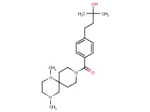 4-{4-[(1,4-dimethyl-1,4,9-triazaspiro[5.5]undec-9-yl)carbonyl]phenyl}-2-methyl-2-butanol