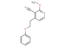 2-methoxy-4-(2-phenoxyethyl)nicotinonitrile