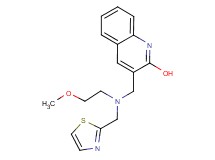 3-{[(2-methoxyethyl)(1,3-thiazol-2-ylmethyl)amino]methyl}-2-quinolinol
