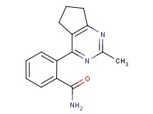 2-(2-methyl-6,7-dihydro-5H-cyclopenta[d]pyrimidin-4-yl)benzamide