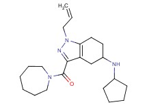 1-allyl-3-(1-azepanylcarbonyl)-N-cyclopentyl-4,5,6,7-tetrahydro-1H-indazol-5-amine
