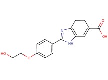 2-[4-(2-hydroxyethoxy)phenyl]-1H-benzimidazole-6-carboxylic acid