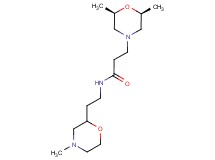 3-[(2R*,6S*)-2,6-dimethylmorpholin-4-yl]-N-[2-(4-methylmorpholin-2-yl)ethyl]propanamide