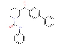 3-(4-biphenylylcarbonyl)-N-phenyl-1-piperidinecarboxamide