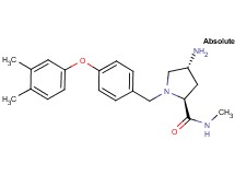 (2S,4R)-4-amino-1-[4-(3,4-dimethylphenoxy)benzyl]-N-methylpyrrolidine-2-carboxamide