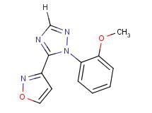 5-isoxazol-3-yl-1-(2-methoxyphenyl)-1H-1,2,4-triazole