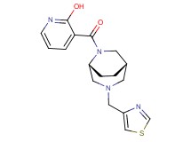 3-{[(1S*,5R*)-3-(1,3-thiazol-4-ylmethyl)-3,6-diazabicyclo[3.2.2]non-6-yl]carbonyl}-2-pyridinol