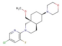 (4aR*,6R*,8aS*)-2-(5-chloro-3-fluoropyridin-2-yl)-8a-(methoxymethyl)-6-morpholin-4-yldecahydroisoquinoline