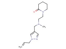 1-{2-[[(1-allyl-1H-pyrazol-4-yl)methyl](methyl)amino]ethyl}piperidin-2-one