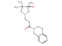 (3R)-1-[3-(3,4-dihydro-2(1H)-isoquinolinyl)-3-oxopropyl]-3,4,4-trimethyl-3-pyrrolidinol