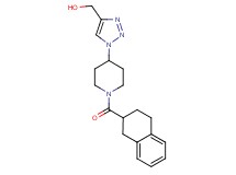 {1-[1-(1,2,3,4-tetrahydro-2-naphthalenylcarbonyl)-4-piperidinyl]-1H-1,2,3-triazol-4-yl}methanol