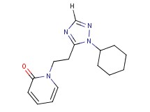 1-[2-(1-cyclohexyl-1H-1,2,4-triazol-5-yl)ethyl]pyridin-2(1H)-one