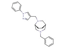 (1S*,5R*)-3-benzyl-6-[(1-phenyl-1H-pyrazol-4-yl)methyl]-3,6-diazabicyclo[3.2.2]nonane