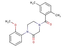 4-(2,5-dimethylbenzoyl)-1-(2-methoxyphenyl)-2-piperazinone