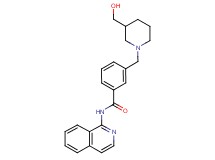 3-{[3-(hydroxymethyl)piperidin-1-yl]methyl}-N-isoquinolin-1-ylbenzamide