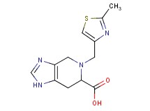5-[(2-methyl-1,3-thiazol-4-yl)methyl]-4,5,6,7-tetrahydro-1H-imidazo[4,5-c]pyridine-6-carboxylic acid