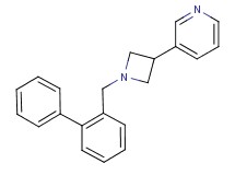 3-[1-(2-biphenylylmethyl)-3-azetidinyl]pyridine