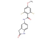 2,6-difluoro-4-methoxy-N-(2-oxo-2,3-dihydro-1H-indol-5-yl)benzamide