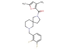 7-(2,3-difluorobenzyl)-2-(3,5-dimethyl-2-furoyl)-2,7-diazaspiro[4.5]decane
