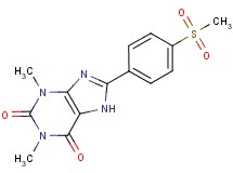 1,3-dimethyl-8-[4-(methylsulfonyl)phenyl]-3,7-dihydro-1H-purine-2,6-dione