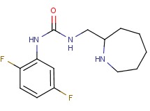 N-(2-azepanylmethyl)-N'-(2,5-difluorophenyl)urea hydrochloride