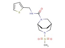 (1R*,5R*)-3-(methylsulfonyl)-N-(2-thienylmethyl)-3,6-diazabicyclo[3.2.2]nonane-6-carboxamide