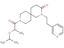9-(2-isopropoxypropanoyl)-2-(2-pyridin-3-ylethyl)-2,9-diazaspiro[5.5]undecan-3-one