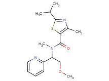 2-isopropyl-N-[2-methoxy-1-(2-pyridinyl)ethyl]-N,4-dimethyl-1,3-thiazole-5-carboxamide
