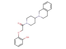 2-{2-[4-(3,4-dihydro-2(1H)-isoquinolinyl)-1-piperidinyl]-2-oxoethoxy}phenol