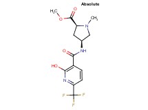 methyl (2S,4S)-4-({[2-hydroxy-6-(trifluoromethyl)pyridin-3-yl]carbonyl}amino)-1-methylpyrrolidine-2-carboxylate