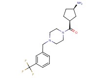 [rel-(1R,3S)-3-({4-[3-(trifluoromethyl)benzyl]-1-piperazinyl}carbonyl)cyclopentyl]amine dihydrochloride