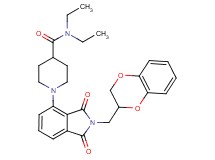 1-[2-(2,3-dihydro-1,4-benzodioxin-2-ylmethyl)-1,3-dioxo-2,3-dihydro-1H-isoindol-4-yl]-N,N-diethyl-4-piperidinecarboxamide