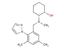 (1S*,2R*)-2-[[3,5-dimethyl-2-(1H-pyrazol-1-yl)benzyl](methyl)amino]cyclohexanol