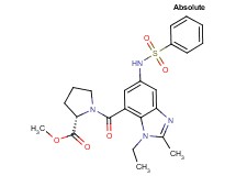 methyl 1-({1-ethyl-2-methyl-5-[(phenylsulfonyl)amino]-1H-benzimidazol-7-yl}carbonyl)-L-prolinate