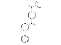 N,N-dimethyl-4-[(3-phenylpiperazin-1-yl)carbonyl]piperidine-1-carboxamide