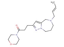 5-[(2E)-2-buten-1-yl]-2-[3-(4-morpholinyl)-3-oxopropyl]-5,6,7,8-tetrahydro-4H-pyrazolo[1,5-a][1,4]diazepine
