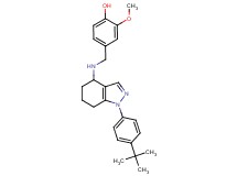 4-({[1-(4-tert-butylphenyl)-4,5,6,7-tetrahydro-1H-indazol-4-yl]amino}methyl)-2-methoxyphenol