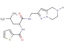 N~1~-(4,5,6,7-tetrahydropyrazolo[1,5-a]pyrazin-2-ylmethyl)-N~2~-(2-thienylcarbonyl)leucinamide hydrochloride
