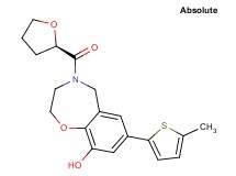 7-(5-methyl-2-thienyl)-4-[(2R)-tetrahydrofuran-2-ylcarbonyl]-2,3,4,5-tetrahydro-1,4-benzoxazepin-9-ol