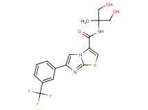 N-[2-hydroxy-1-(hydroxymethyl)-1-methylethyl]-6-[3-(trifluoromethyl)phenyl]imidazo[2,1-b][1,3]thiazole-3-carboxamide
