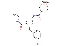 (4R)-N-ethyl-1-(3-hydroxybenzyl)-4-[(tetrahydro-2H-pyran-4-ylcarbonyl)amino]-L-prolinamide