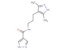 N-[3-(3,5-dimethyl-1H-pyrazol-4-yl)propyl]-1H-pyrazole-4-carboxamide