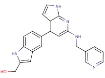(5-{6-[(pyridin-3-ylmethyl)amino]-1H-pyrrolo[2,3-b]pyridin-4-yl}-1H-indol-2-yl)methanol