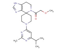 1'-(6-isopropyl-2-methylpyrimidin-4-yl)-5-(methoxyacetyl)-1,5,6,7-tetrahydrospiro[imidazo[4,5-c]pyridine-4,4'-piperidine]